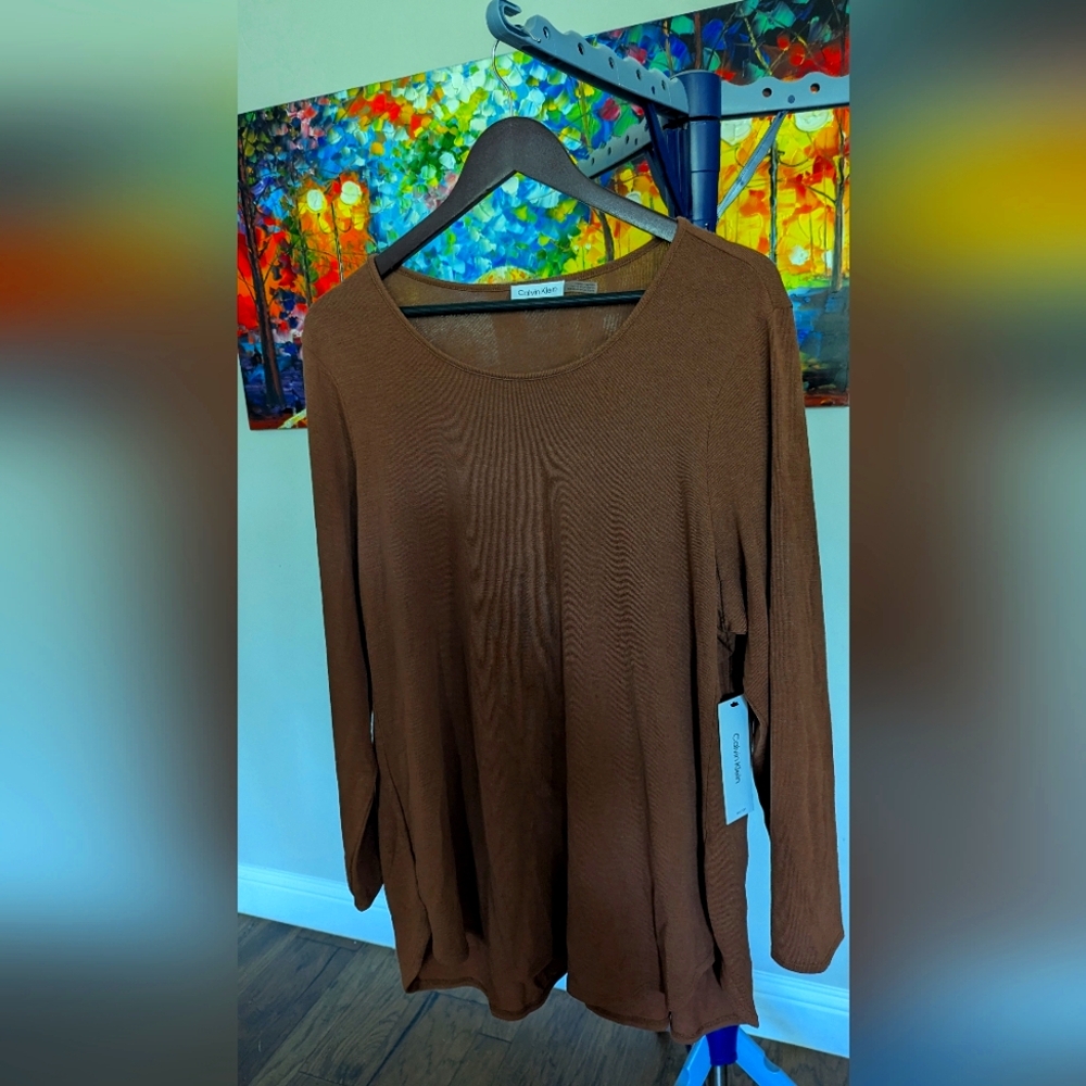 Calvin Klien Tunic Knit Top
